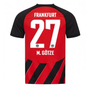 Eintracht Frankfurt Mario Gotze #27 Domaci Dres 2023-24 Kratak Rukavima